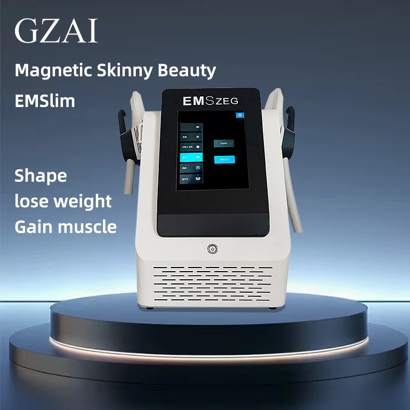 EMSZEG Magnetic Thin desktop device with two handles - anti-aging, skin firming, body contouring, muscle stimulator