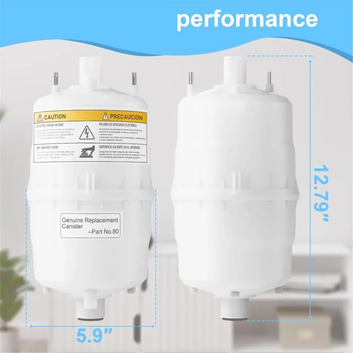 

Сменный резервуар 80 для увлажнителя воздуха 800, модель 865, сменный резервуар 80 для 80 Whole