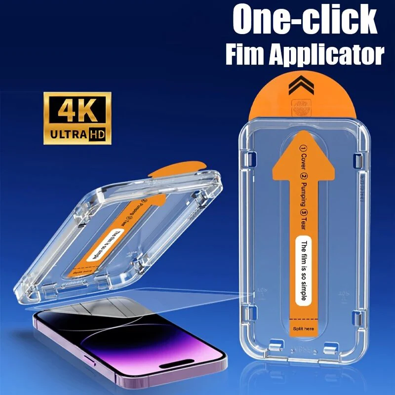 

5PCS Dust Free Temered Glass For OnePlus 15 13S 12R 11 10T 7T 9RT 8 Pro Screen Protector Easy Install Box Auto-Dust Removal Kit