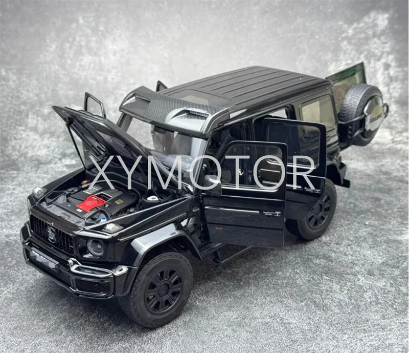 Almost real AR 1/18 For Brabus 800 G-Class G 63 4X4² 2023 Diecast Car Model Obsidian Black Gifts Display Collection Ornaments