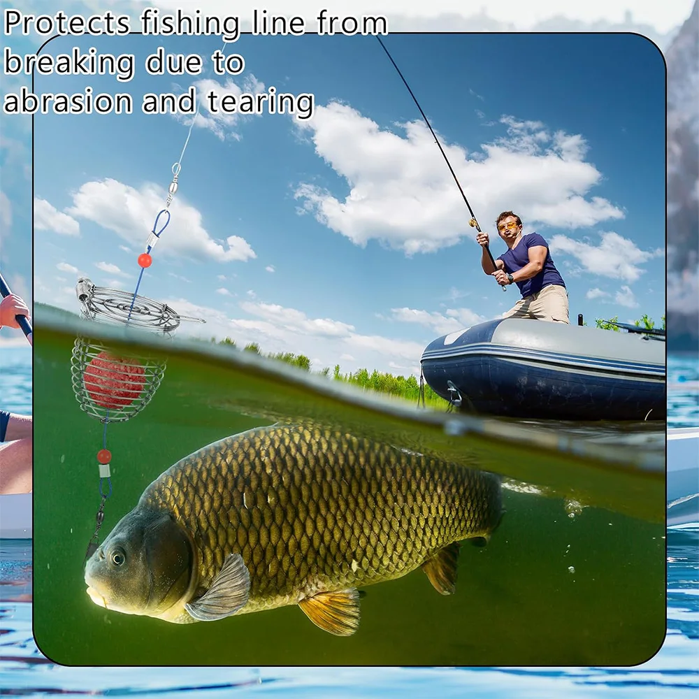 Carp Fishing Bait Trap Cage Bulk Stainless Steel Feeder Basket Holder Coarse Lure Trap Catfish Carp Fishing Accessories 3-12pcs view 6