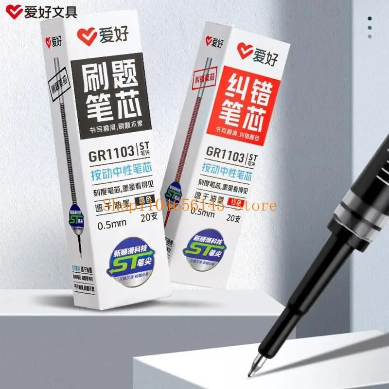 5ASD ROLERBALL CENS REFILL GEL GEL PENS ENK ENKES RALLING BOULLE 0,5 mm Point Écriture Récolt Recharge pour bureau avec mm