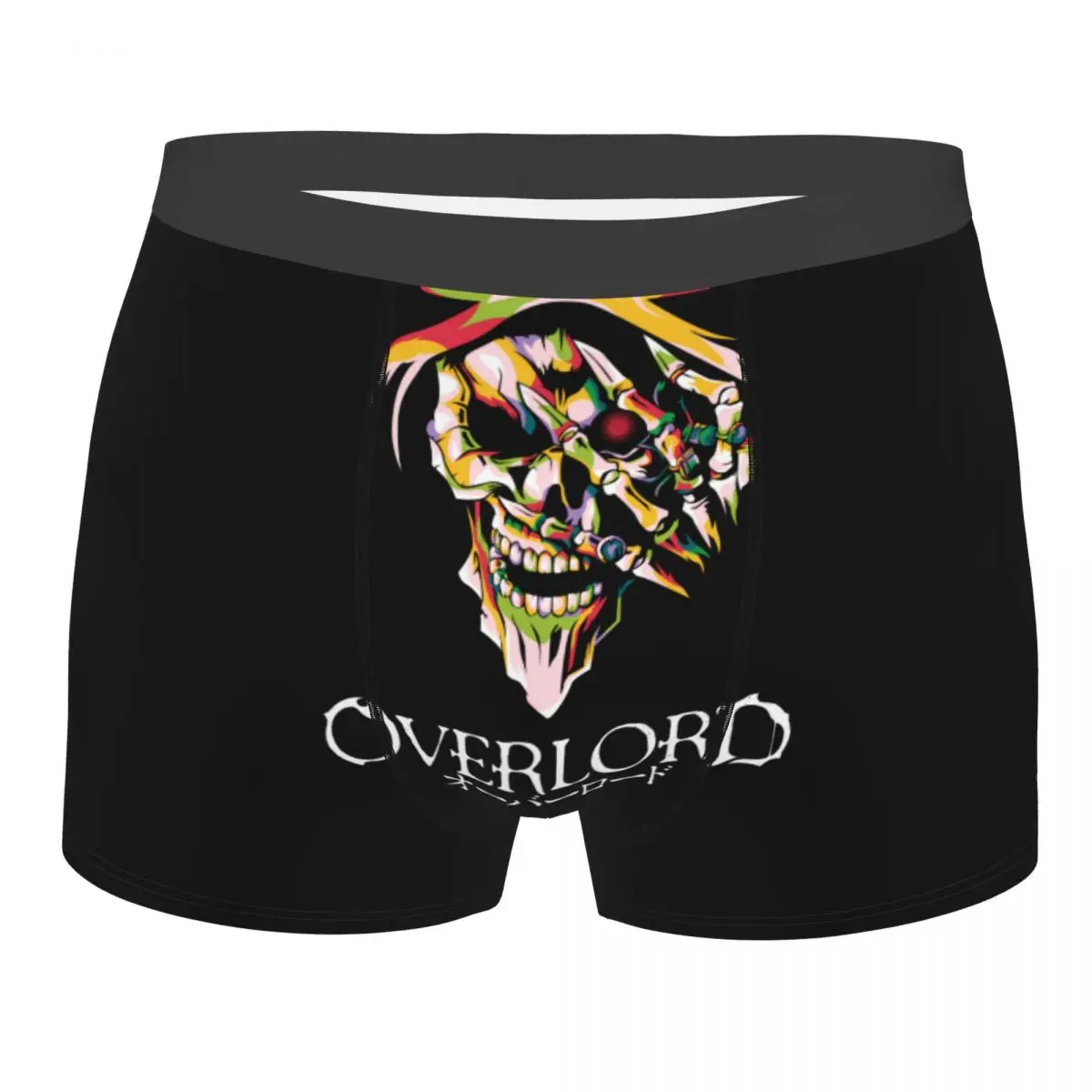 

Custom Overlord Skeleton Skull Boxer Shorts For Men 3D Print Ainz Ooal Gown Underwear Panties Briefs Soft Underpants