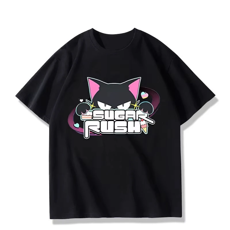 Blue Archive Miyu Kasugawa Kurimura Airi T-shirt Men Women Anime Game Print Casual Short Sleeve Summer Y2K Hipster Oversized Top