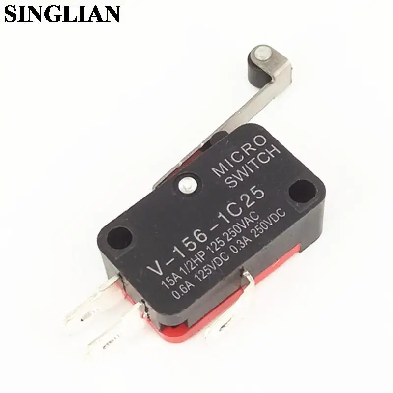 V-156-1C25 With Long Wheel Microswitch Limit Switch Silver Point