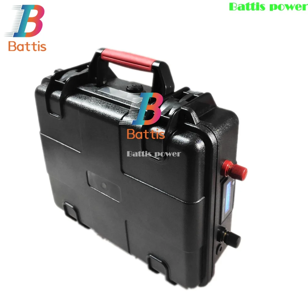 Rechargeable 12V 60Ah 80Ah 120Ah 150ah 180ah 200ah Lithium Ion Battery for Trolling Motor Boat Propeller+10A Charger