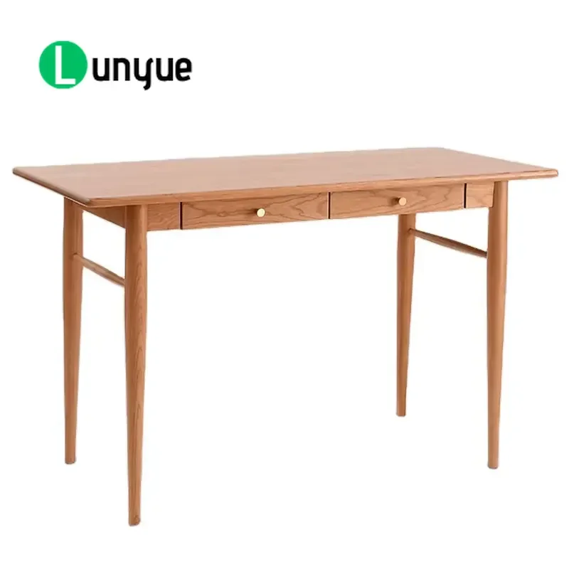 Modern Custom Wooden Office Computer Desk with Drawers School Study Table Home Workspace Furniture Storage Solution