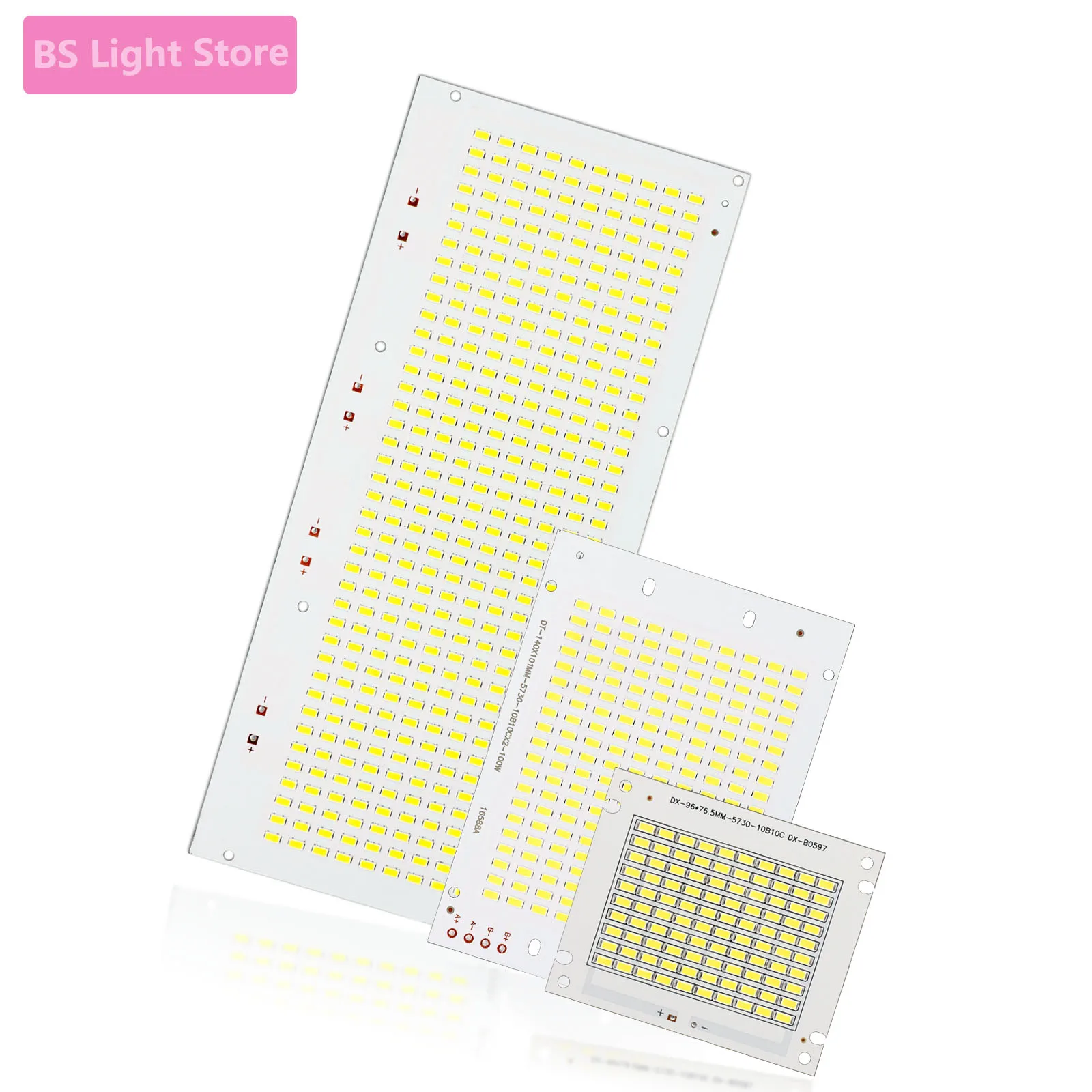 LED Chip SMD5730 led smd board 10W 20W 30W 50W 100W 150W 200W Smart IC 32-36V DIY For Outdoor Lighting Spotlight Cold white