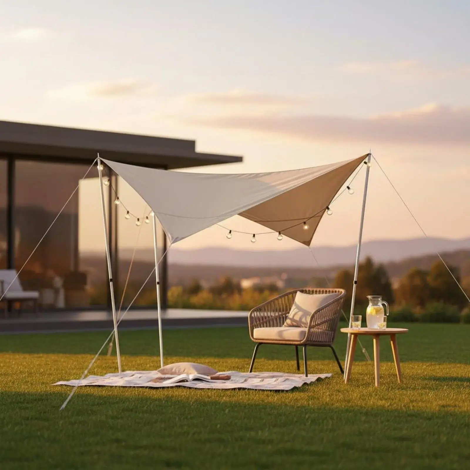 Multi Segment Tent Pole Telescopic Iron Camping Equipment Essential for Backyard Canopy Tent Replacement and Repair