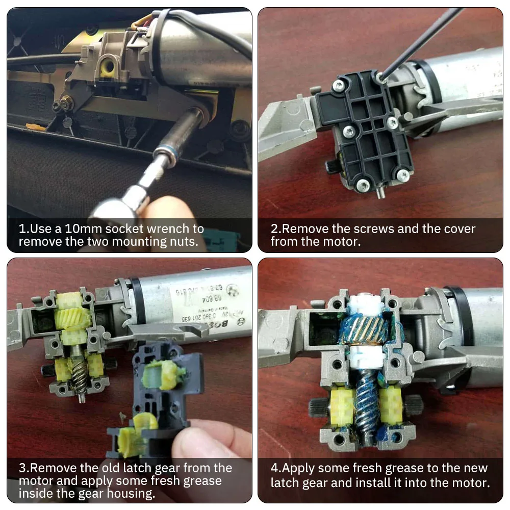 1 Set Auto Getriebe Reparatur Auto Cabrio Top Latch Motor Getriebe Für BMW 3/6 Serie E36 E46 E64 318i 323i 325i 328i 330i 645i M3 M6