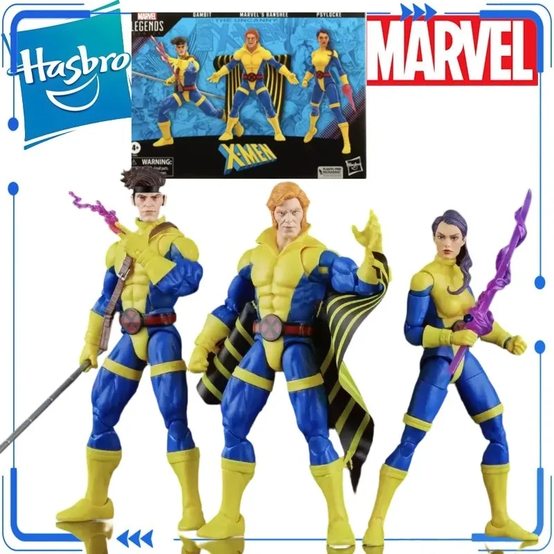 Genuine Marvel Legends X-Men Gambit Banshee Psylocke 3pc Set 6in Display Decor Extra Decor Parts in Stock for Marvel Collectors