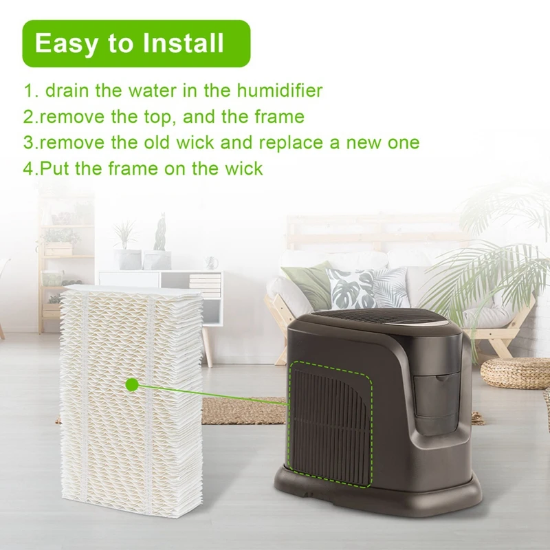 交換用加湿器フィルター,3個,hdc311,ea1201,ea1208,スーパーウィックフィルター