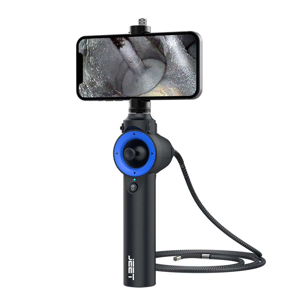6MM OTG For Anroid ISO Joystick Control 360Degree 4 Way Articulate Steering Endoscope CMOS Borescope Digital Microscope Camera