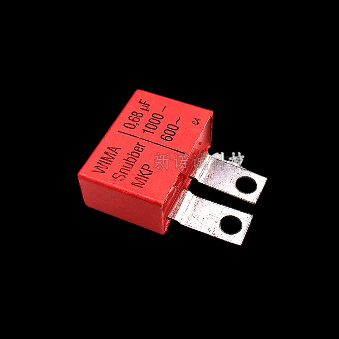 5PCS/ 1000V 0.68UF 684 680nF Snubber MKP Iron Sheet Screw Foot