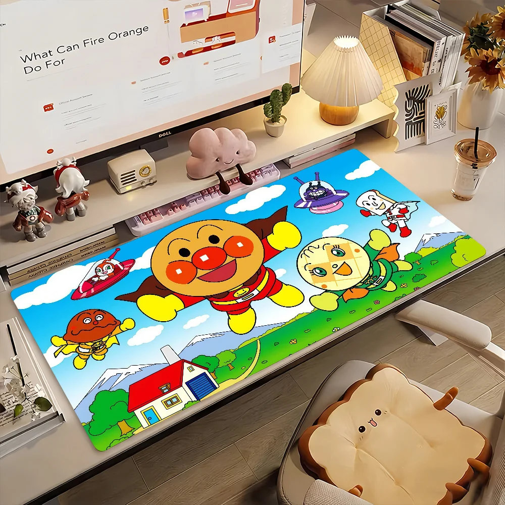 A-AnpanmanES Mouse Pad Non-slip Desk Mat PC Laptop Accessories Rubber Office Keyboard Large Gamers Decoracion