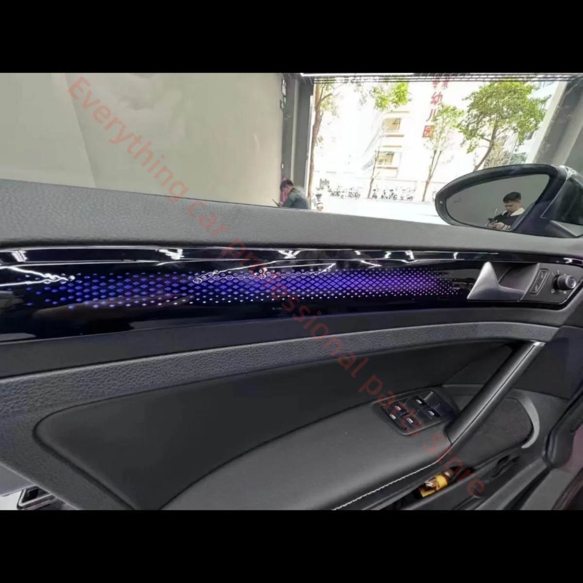 Automotive Dynamic Ambient light suitable for Volkswagen Golf Door LED trim panel interior Atmosphere modification car parts