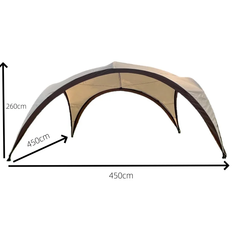 Custom Modern Lightweight Waterproof Four-season Outdoor Shelter Quick Automatic Opening 4.5m Oxford Dome Tent Glamping Camping
