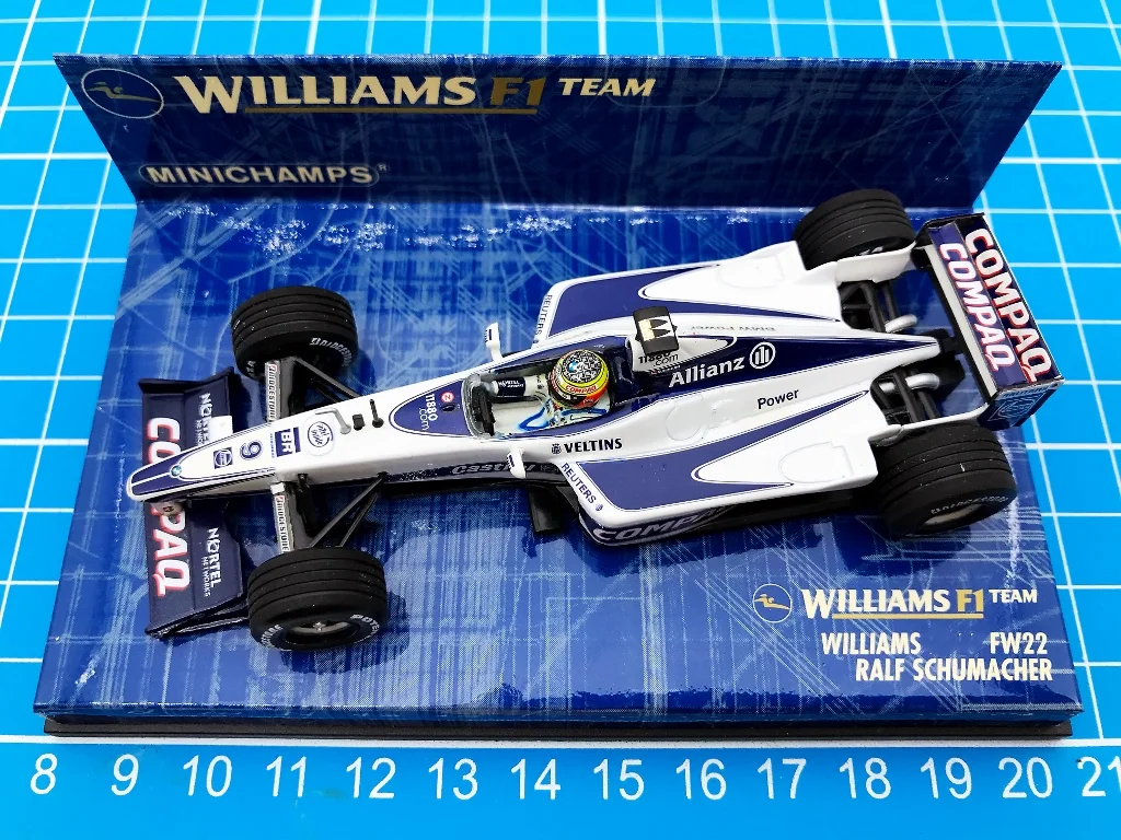 

Minichamps 1:43 F1 FW22 2000 Ralf Schumacher Simulation Limited Edition Resin Metal Static Car Model Toy Gift