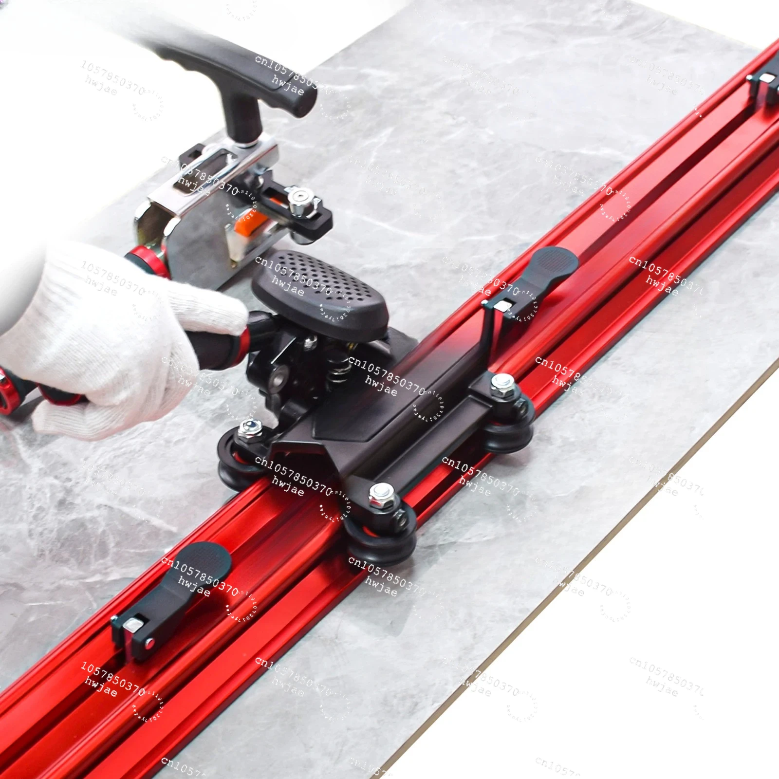MUFASHA ML2000 portable 2000mm high precision three cutting blade slim system slab tile cutter tool manual
