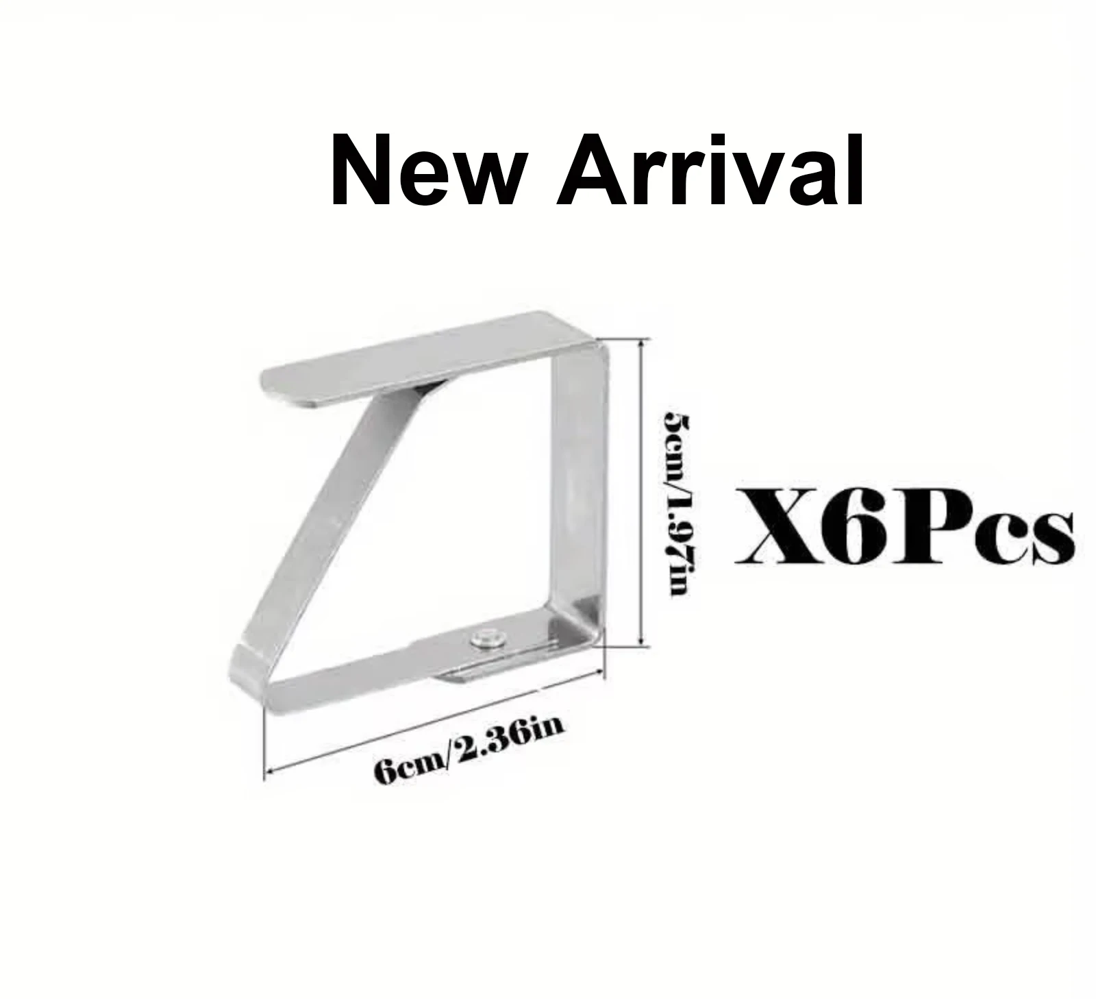 Stainless Steel Tablecloth Clip for Outdoor Use