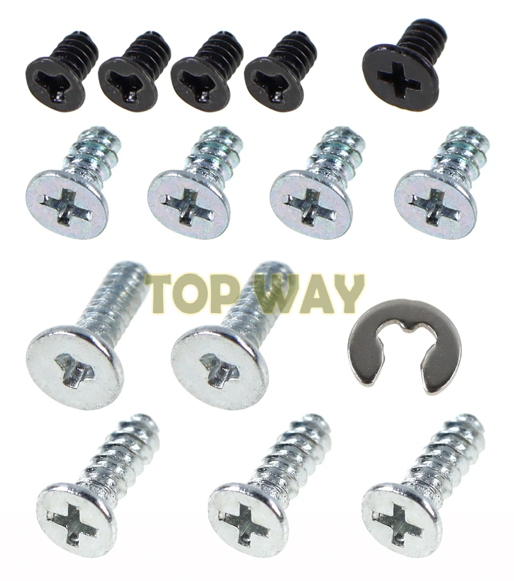 80 комплектов полных наборов винтов для замены набора винтов GBM для корпуса микроконсоли GameBoy