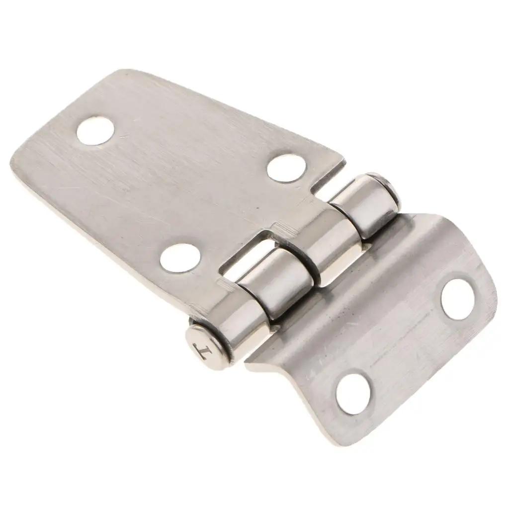 Boat Door Hinge Marine 304 Stainless Steel Hinge Short Side Cabinet RV Yacht Marine Hardware Horsebox 75x40mm Boat Accessories