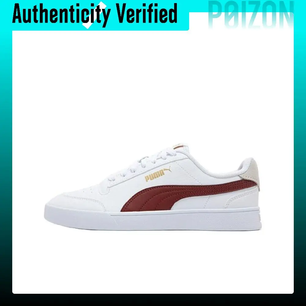 PUMA Shuffle Low top Skateboard Shoes Unisex White 309668-23