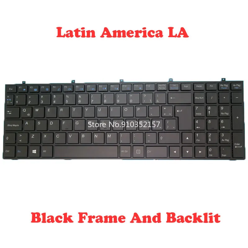 Imagem -03 - Teclado para Gigabyte P2542g Q2550m Q2552m Q2756n v2 P2742g-cf1 Cf2 P27g P27k-cf1 P27k-cf2 P16g P17f Alemão gr Coréia kr Inglês