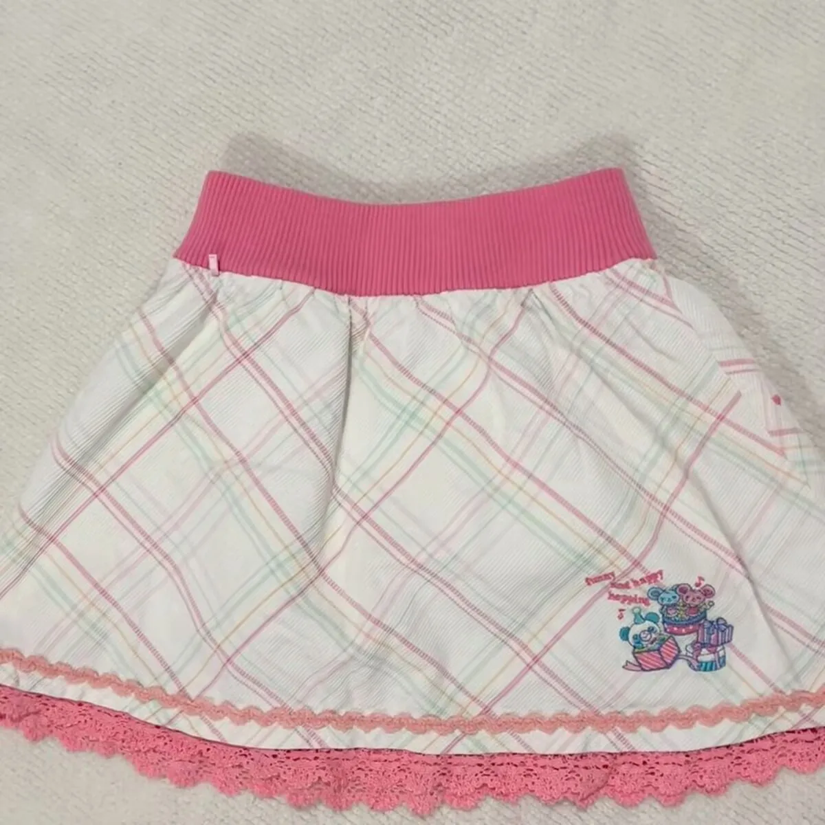 Harajuku Y2k Юбки для женщин Мягкая девушка Милая девушка Kawaii Универсальная розовая мини-юбка с вышивкой Faldas Mujer Женская одежда