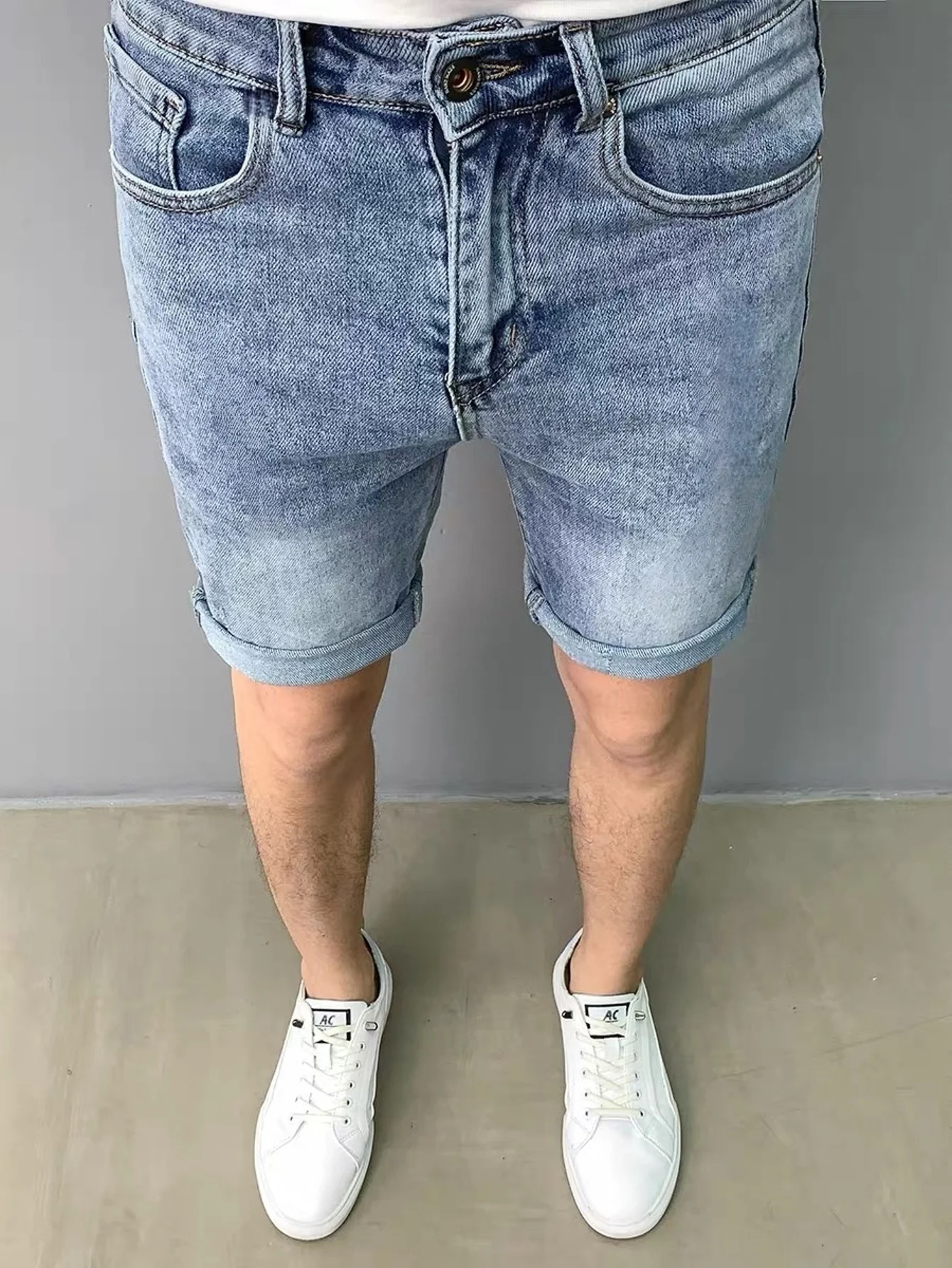 Men Classic Stretch Blue Denim - đánh giá và giá Men Accessories To Wear