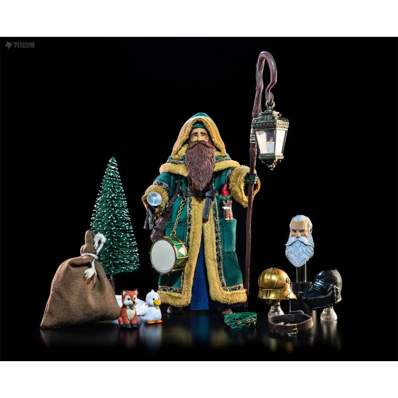 Quatre chevaux Studios véritable Figure Obscura série père noël Robe verte "père noël mobile produit fini modèle cadeau