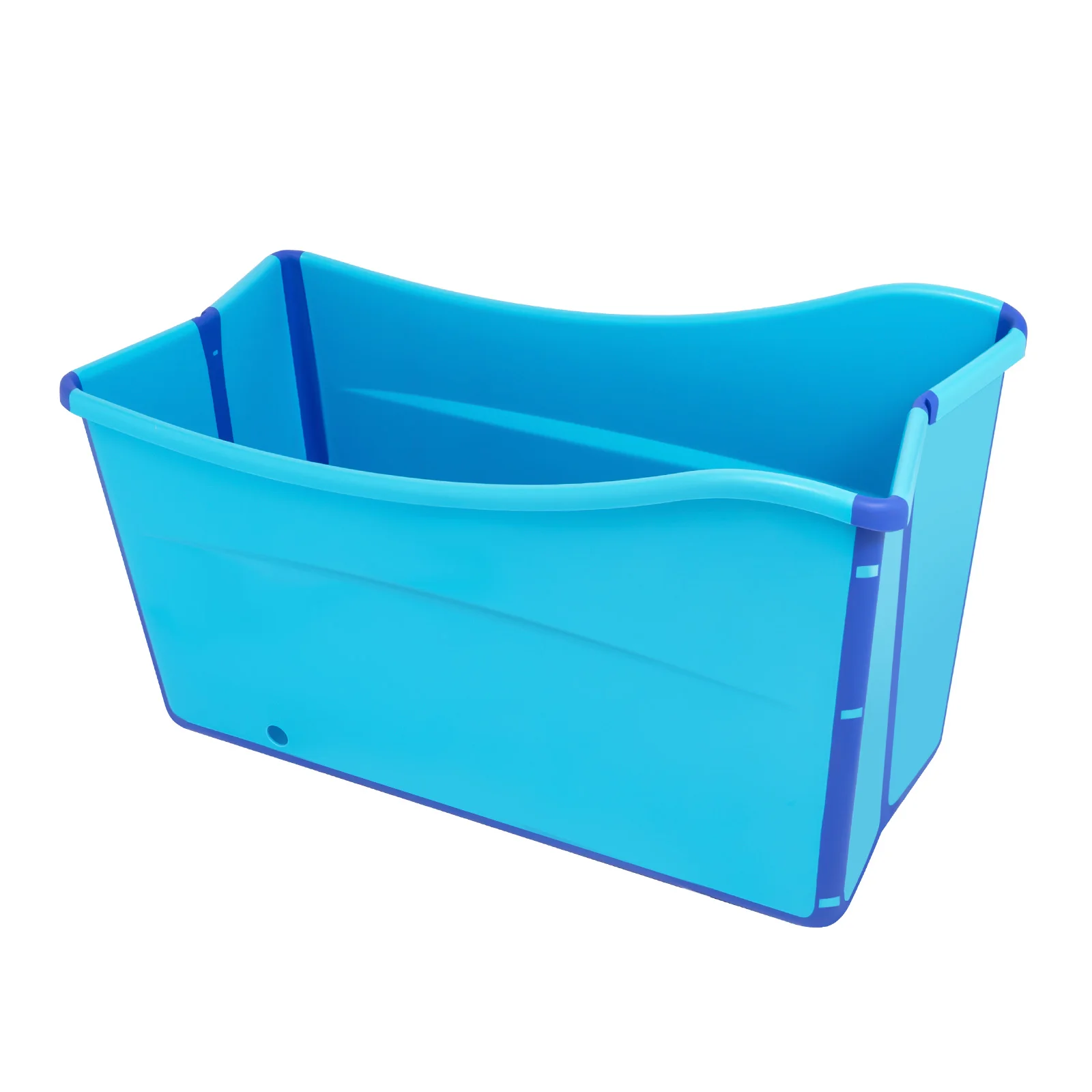

Folding Bathtub Collapsible Bath Tub with Anti-Slip Cushion for Kids & Adults Below 1.6m Load Capacity 87*46*56.5cm