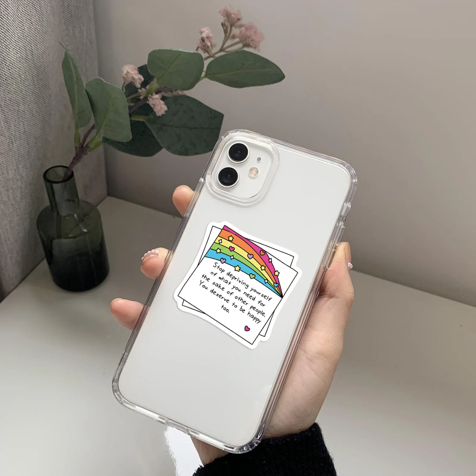 50 قطعة كلمات ملهمة الكتابة على الجدران ملصقات صناعة يدوية ، تحفيزية إقتباس ملصقات مقاومة للماء للبالغين ، شارات لوح التزلج المحمول #6