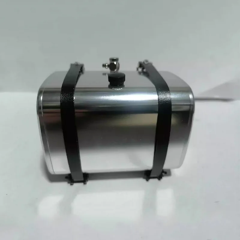 Full Metal Fuel Tank 73mm Seal Oil Tank for 1/14 Tamiya RC Truck Trailer Scania 770S Actros 3363 Volvo MAN LESU DIY Car Parts