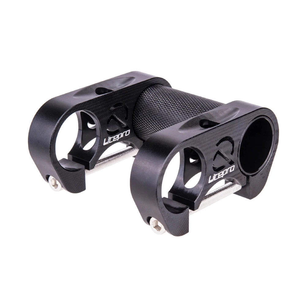 

1 set Folding Bike Stem Double Handlebar Modified Sturdy Replacement Durable Practical Easy to Use Convenient Bike Accessories