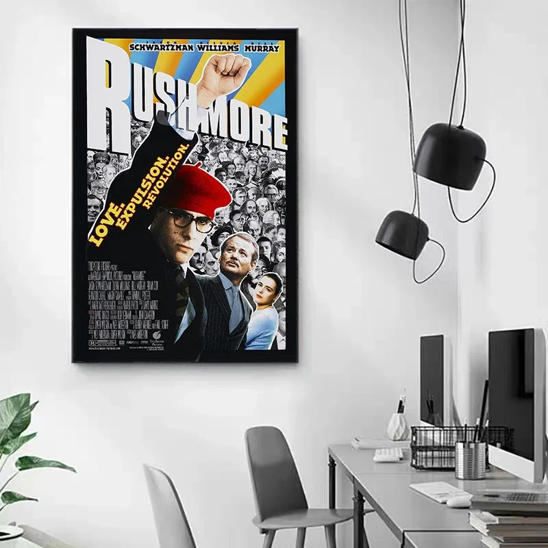 Rushmore Film Classic Movie Poster Canvas Printing Morden Wall Art Picture Wall Decor Aesthetic Film Movie Room Decoration