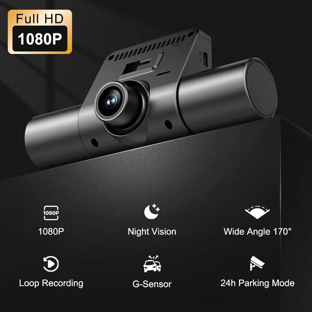 ZKCAMSPY Dashcam Veicular 4 Channels Dash Camera Black Box Front Left Right Rear View Car DVR 1080P Video Recorder
