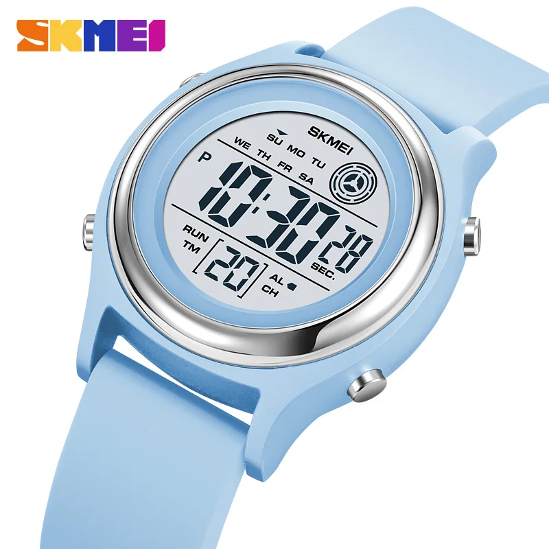 SKMEI 2094 Women Watch Stopwatch Lady Wristwatch 50M Waterproof  reloj mujer Back Light Display Countdown Digital Watches