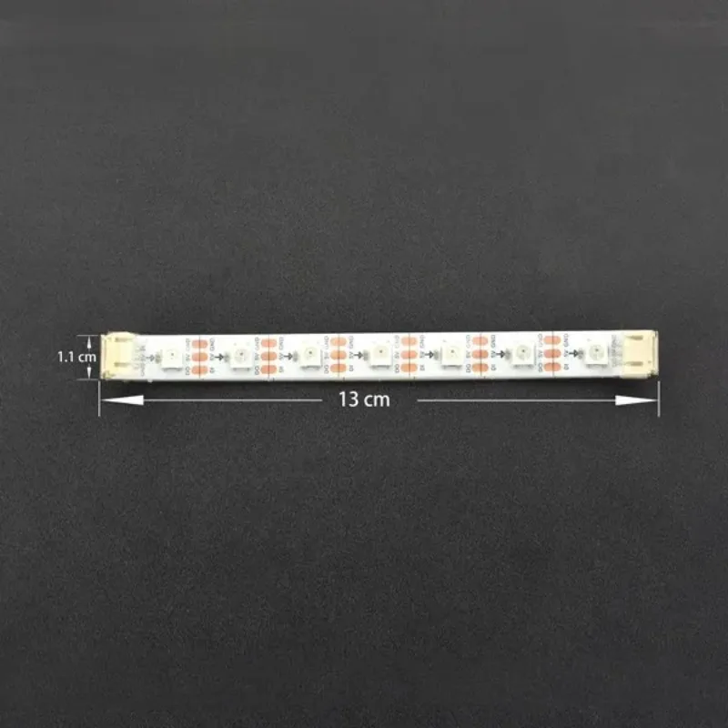 WS2812 RGB full-color light strip 5V ambient light programmable 7 light beads