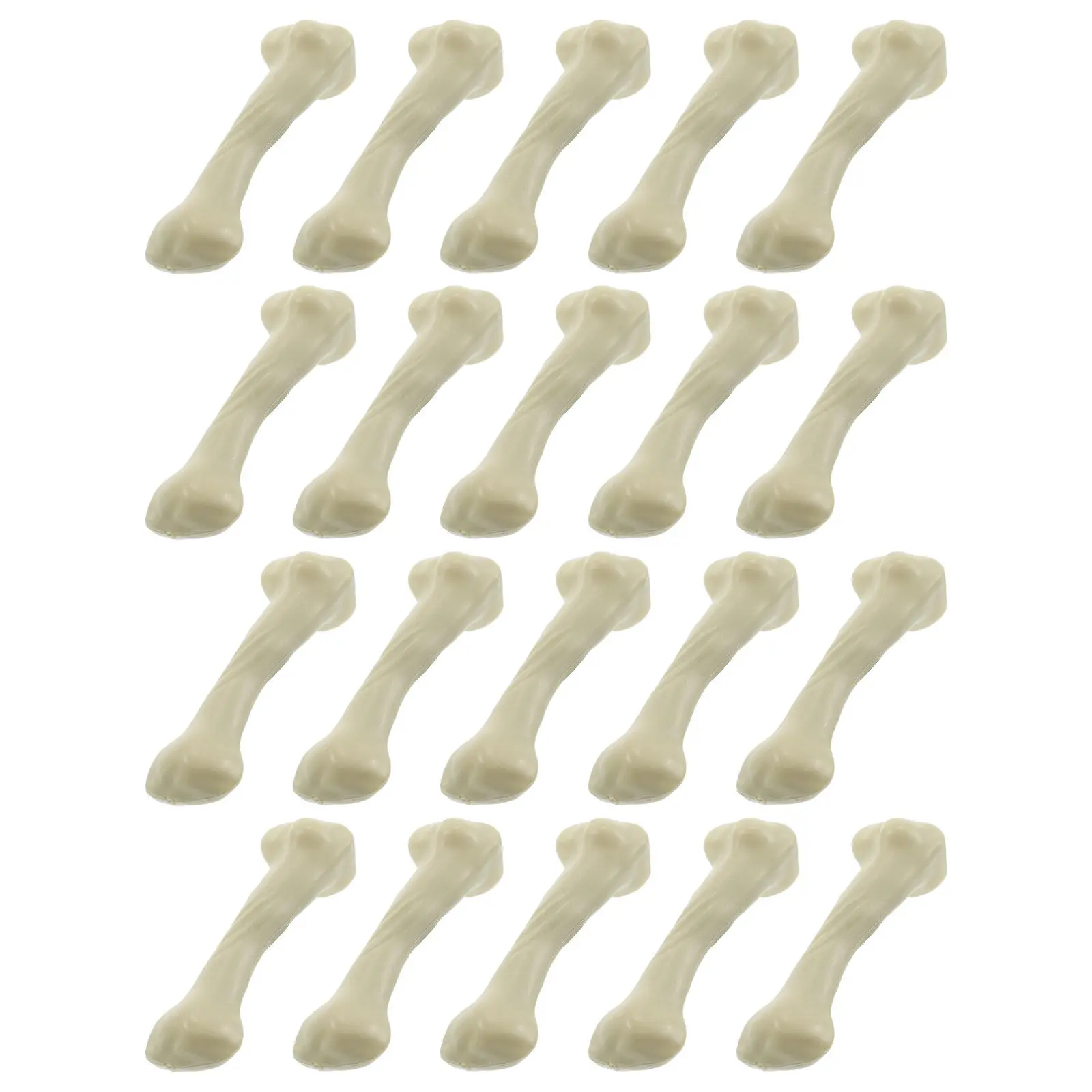 

20Pcs Halloween Mini Bones Plastic Ground Decoration Spooky Bone Props for Party Atmosphere Enhancer Graveyard