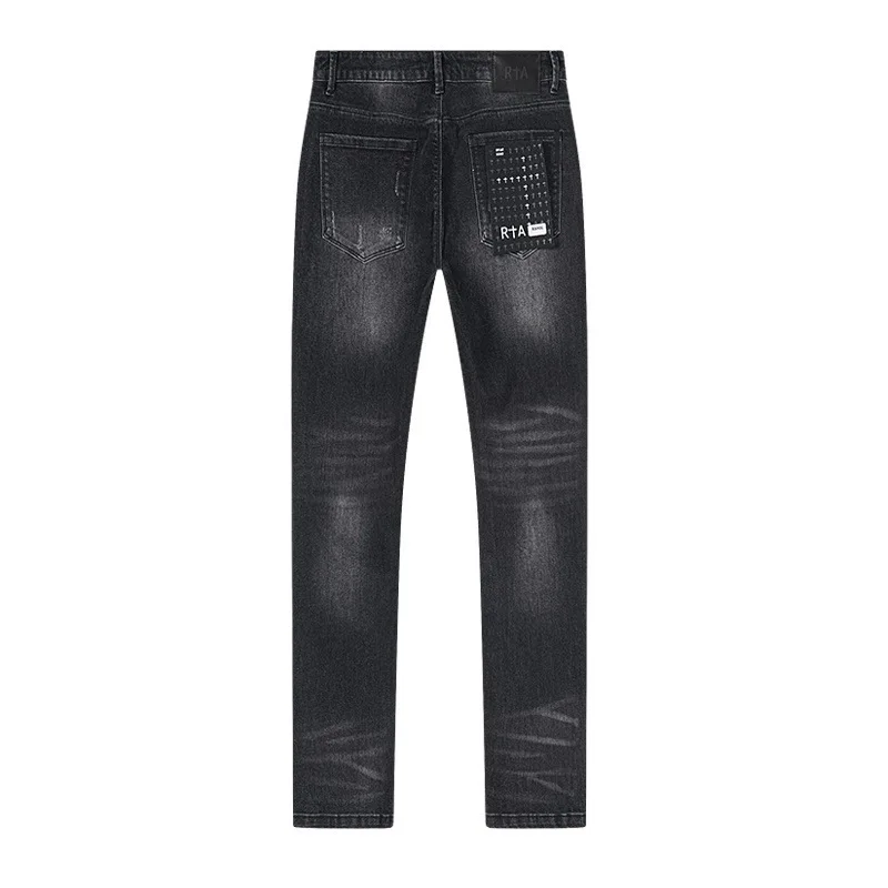 2026 Spring Summer RTA Pants Letter Print Simple Fashionable Denim Pants for Men Women