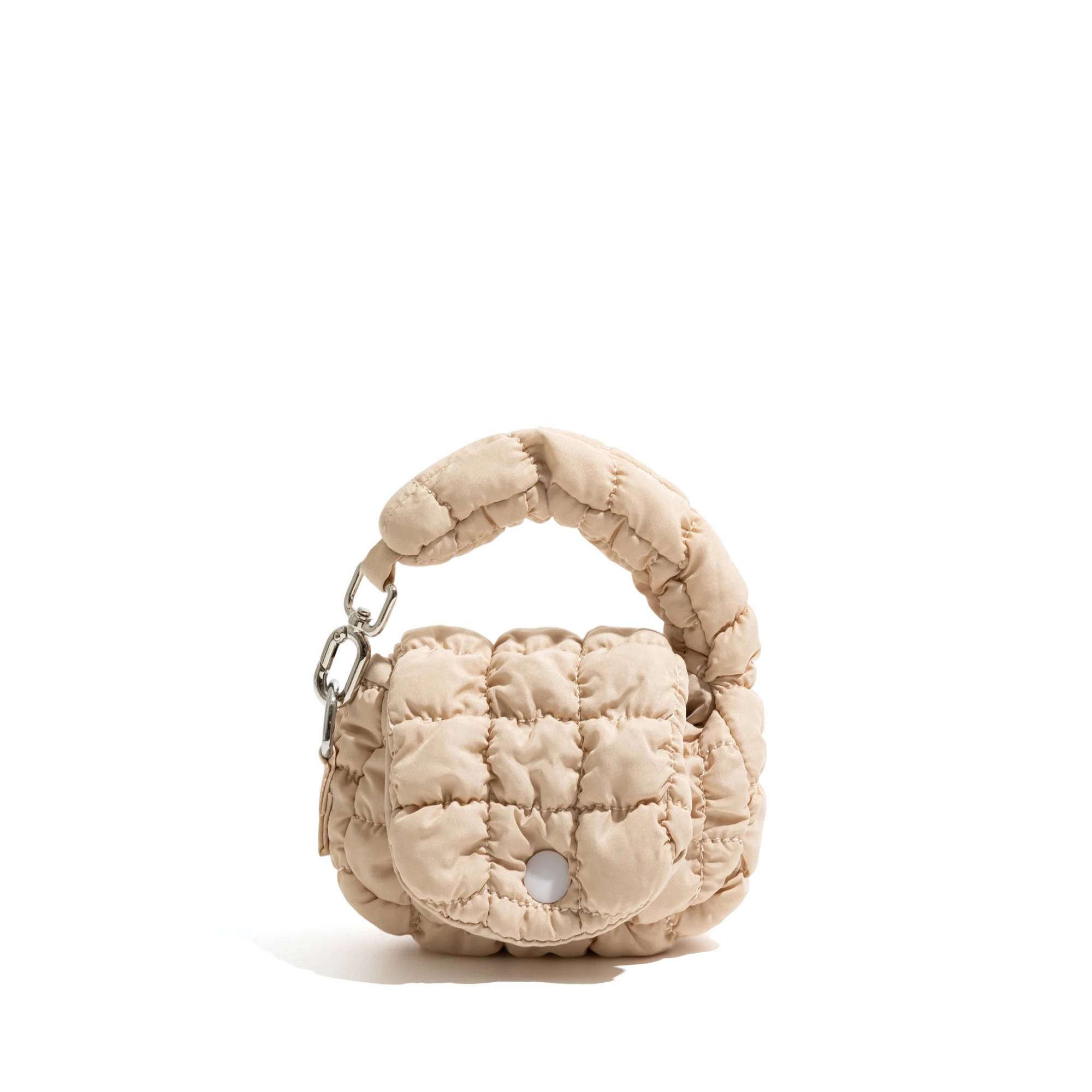 Nylon Leopard Print Design Handbag, Portable Daily Decoration Mini Bag, Soft and Delicate Headphone Bag, Wallet