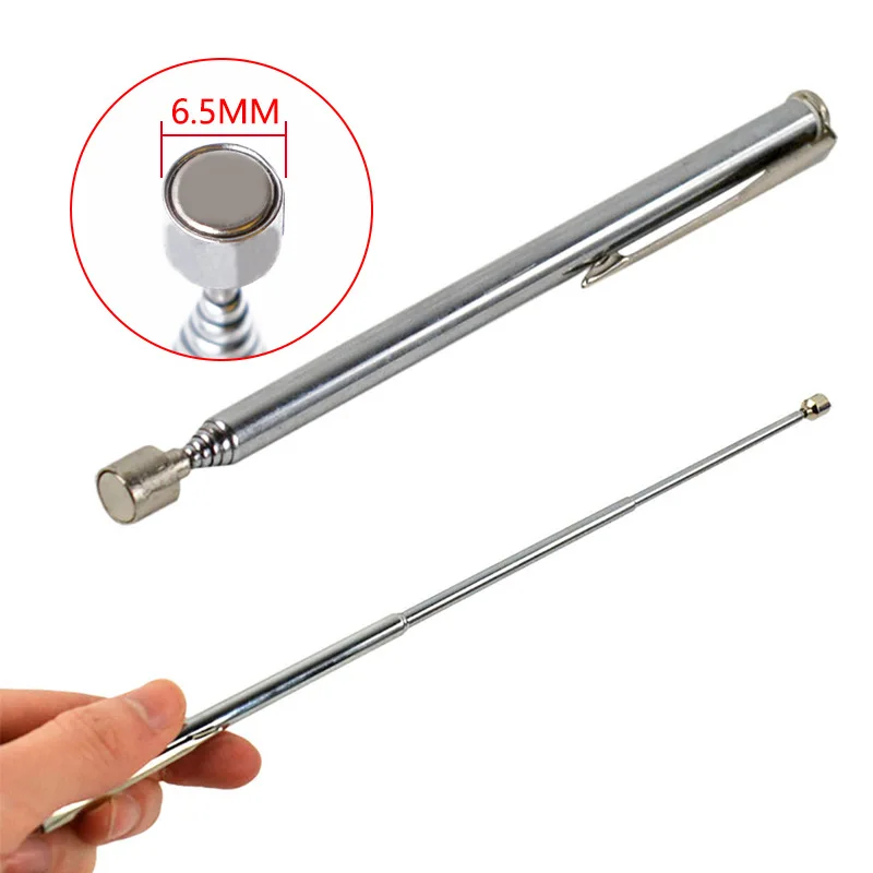 13cm Telescopic Magnetic Magnet Pen Pickup Tool Portable Extendable Pen Style Pickup Rod for Car Repaire Machinery Maintenance