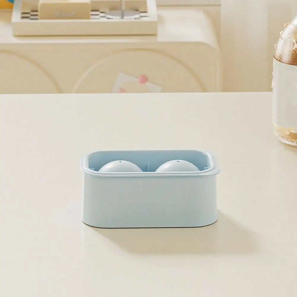 Flexible Ice Cube Mold Flexible Ice Cube Tray with Lid Easy Release Stackable Ice Mold Odor-free Freezer Container for Whiskey