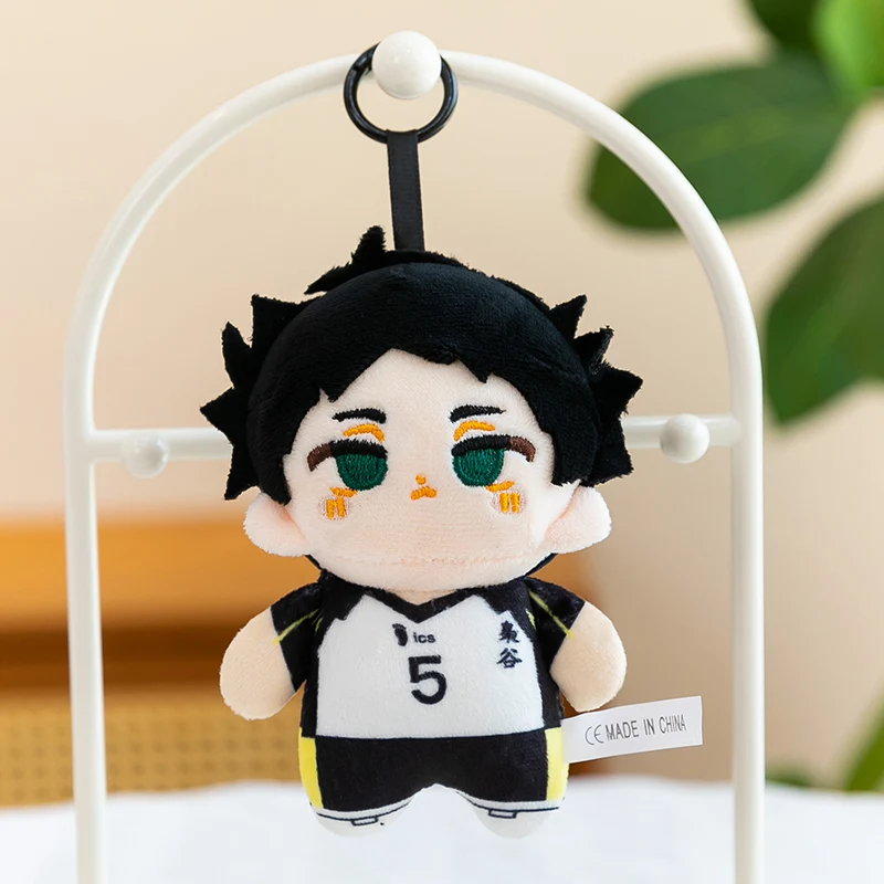Haikyuu!! Anime Plüsch-Schlüsselanhänger Hinata Kageyama Oikawa Kuroo Nishinoya Puppe Taschenanhänger Sammlerstück Anhänger Rucksack Handtaschen-Deko – Detail 10