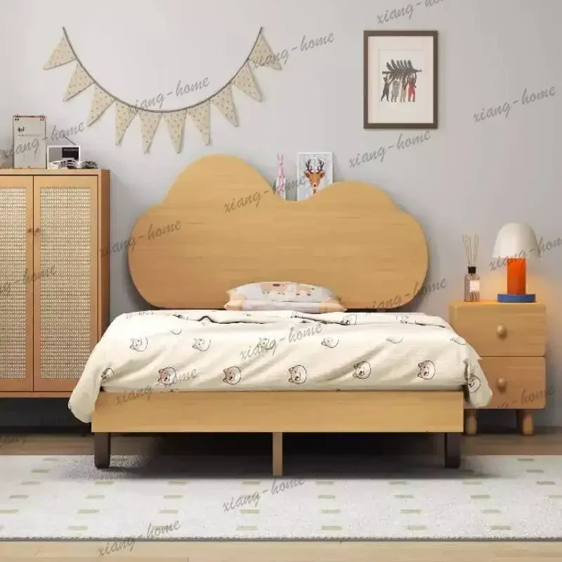 PG Luxury Decoration Kids Beds Normal Cheap Simple Single Custom Kids Beds Wooden Design Modern Lit Pour Enfants Furniture Home