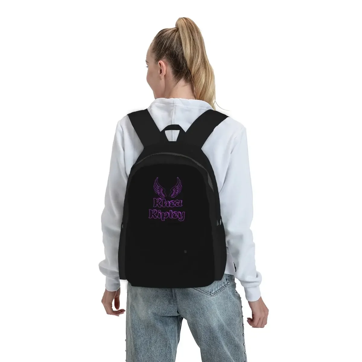 

She Is My Mami Rhea Ripley Bootleg Wrestler Backpack Boys Girls BookBag Kids School Bag Laptop Shoulder Bags for Men Women