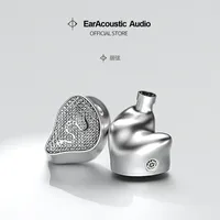 EarAcoustic Audio SPA-Hi End Best Wired In-ear HiFi Earphones 11.4mm Ti + Si Diaphragm Dual Magnet & Chamber Detachable Cable