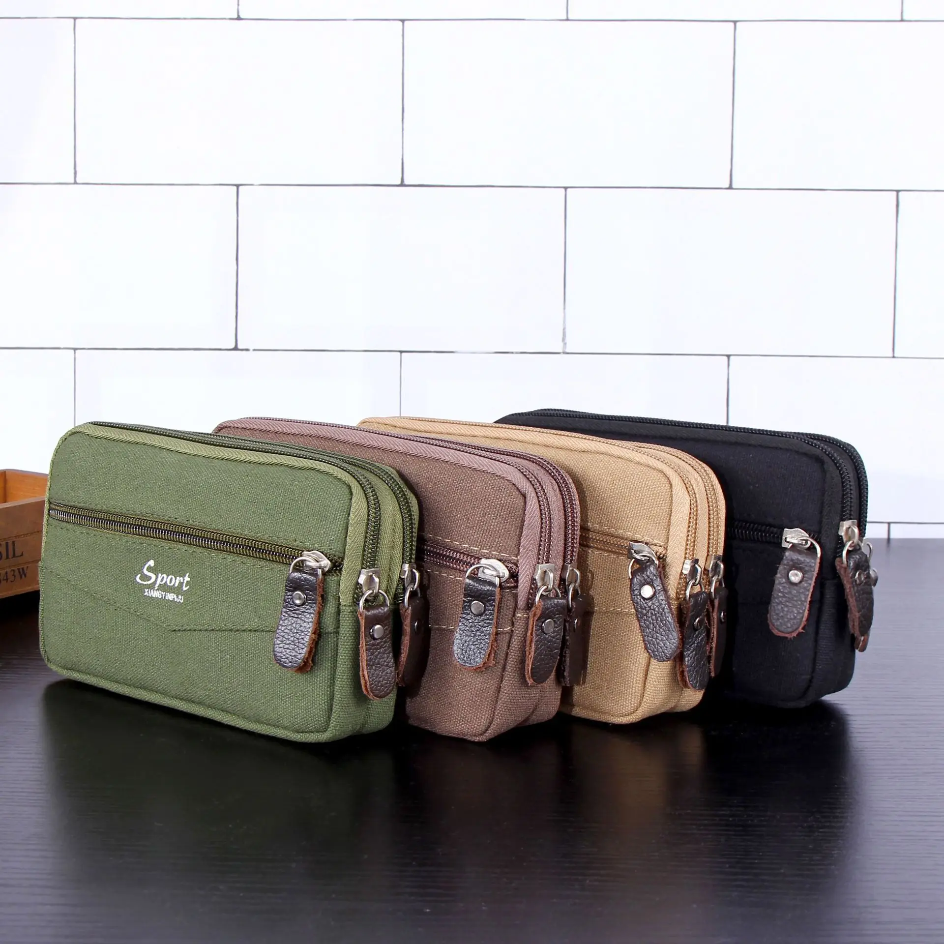New 6.5 Inch Stall Wear Belt Bag Men\'s Multi-Functional Large Capacity Mobile Phone Wholesale