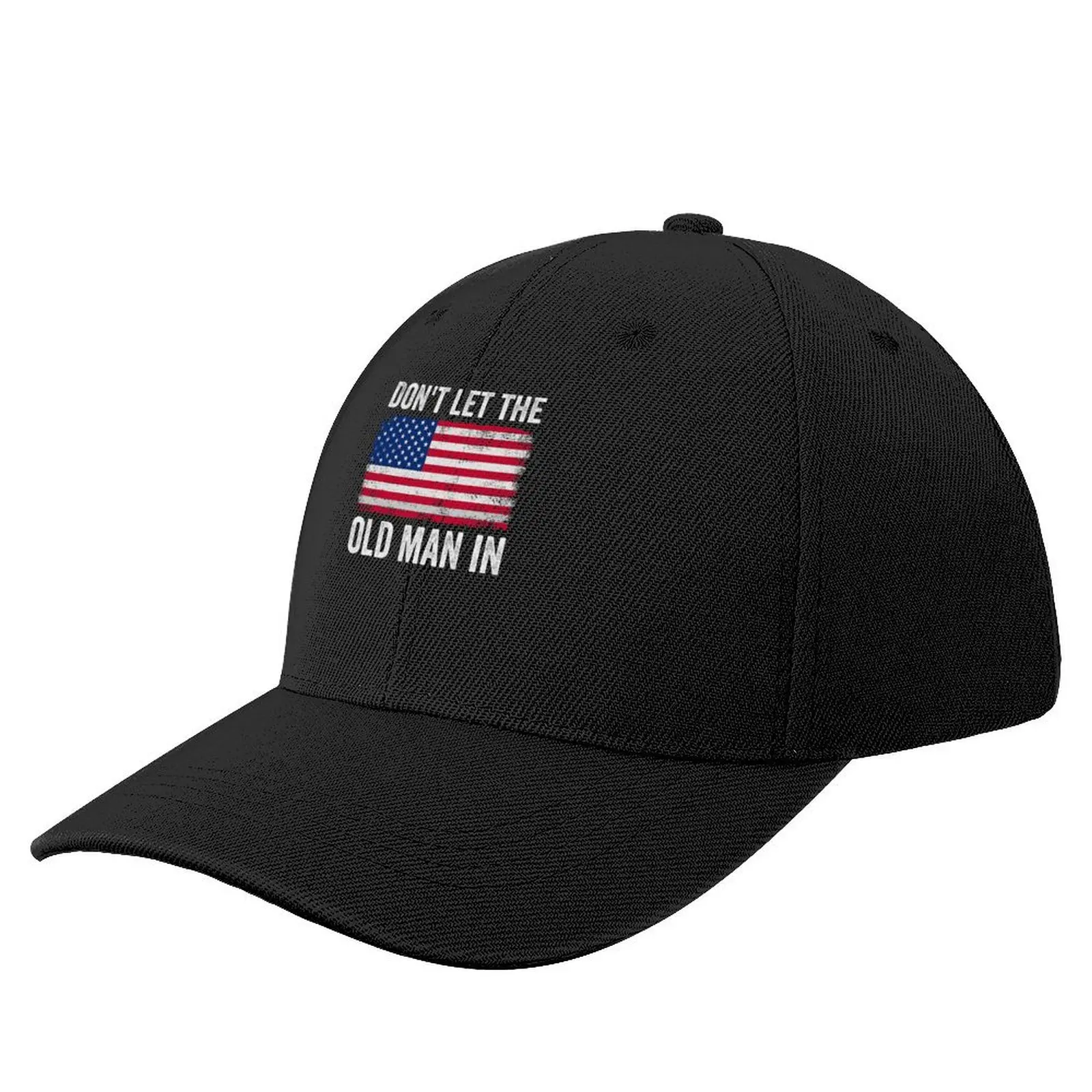 Retro Don't let the old man in American Flag Men Women (2) Baseball Cap Vintage Beach Snap Back Hat Men's Baseball Women's